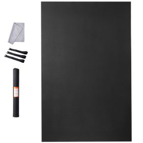 Exercise Mat, Non Slip High Density Premium Yoga Mat, Exercise Yoga Mat for Men & Women, Fitness & Exercise Mat with Bag & Carry Strap (Width: 6 ft, Length: 9 ft)